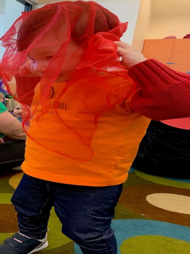 Children engaged in play at Wisely SF