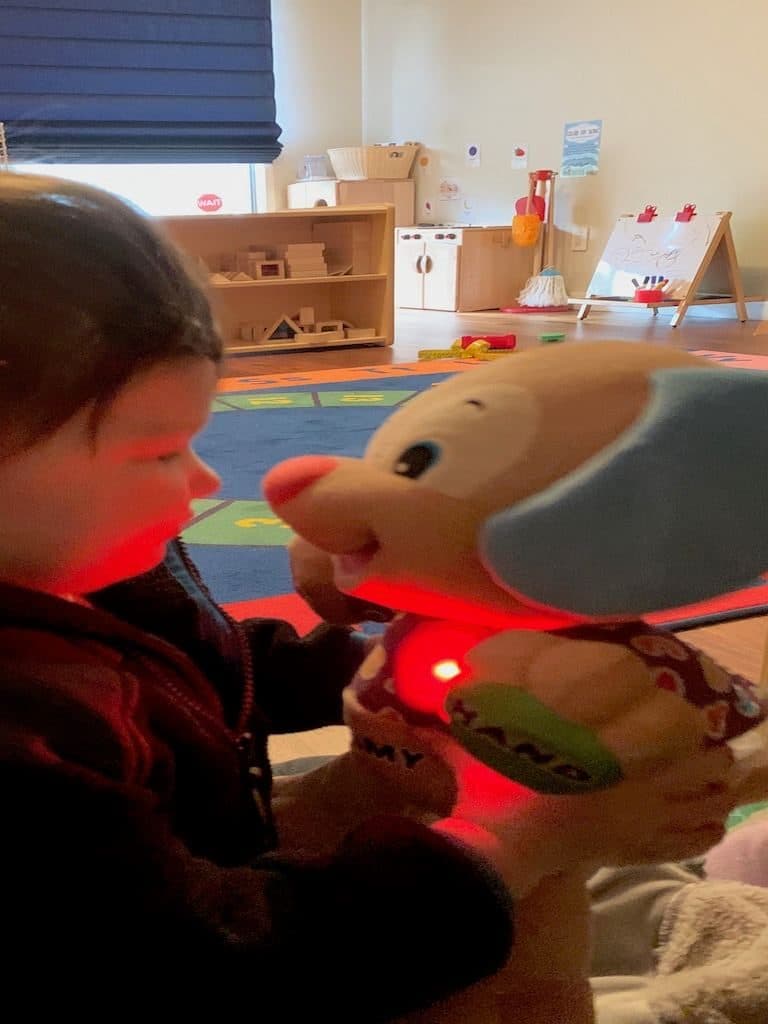 Children in a group setting at Wisely SF